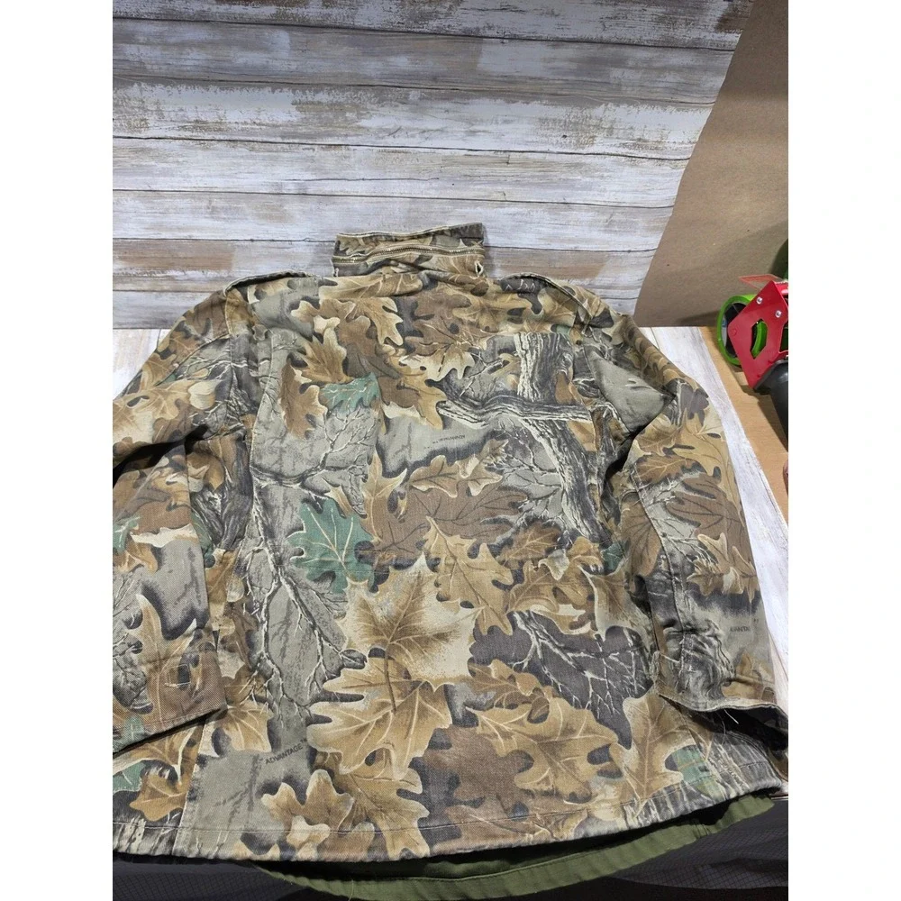 Atlanco M-65 Field‎ Jacket Mens Medium Regular Advantage Timber Camo Made in USA
